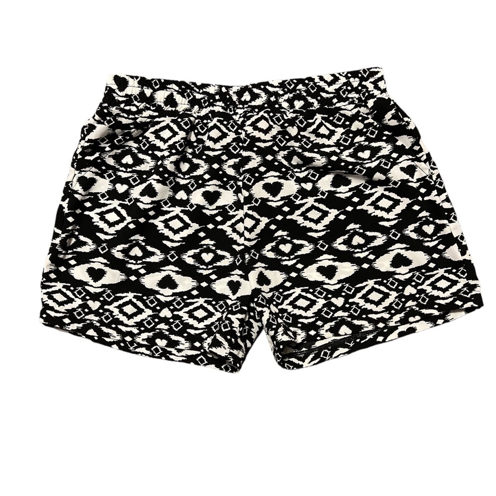 Faded Glory Girl’s Black & White Comfy Summer Shorts